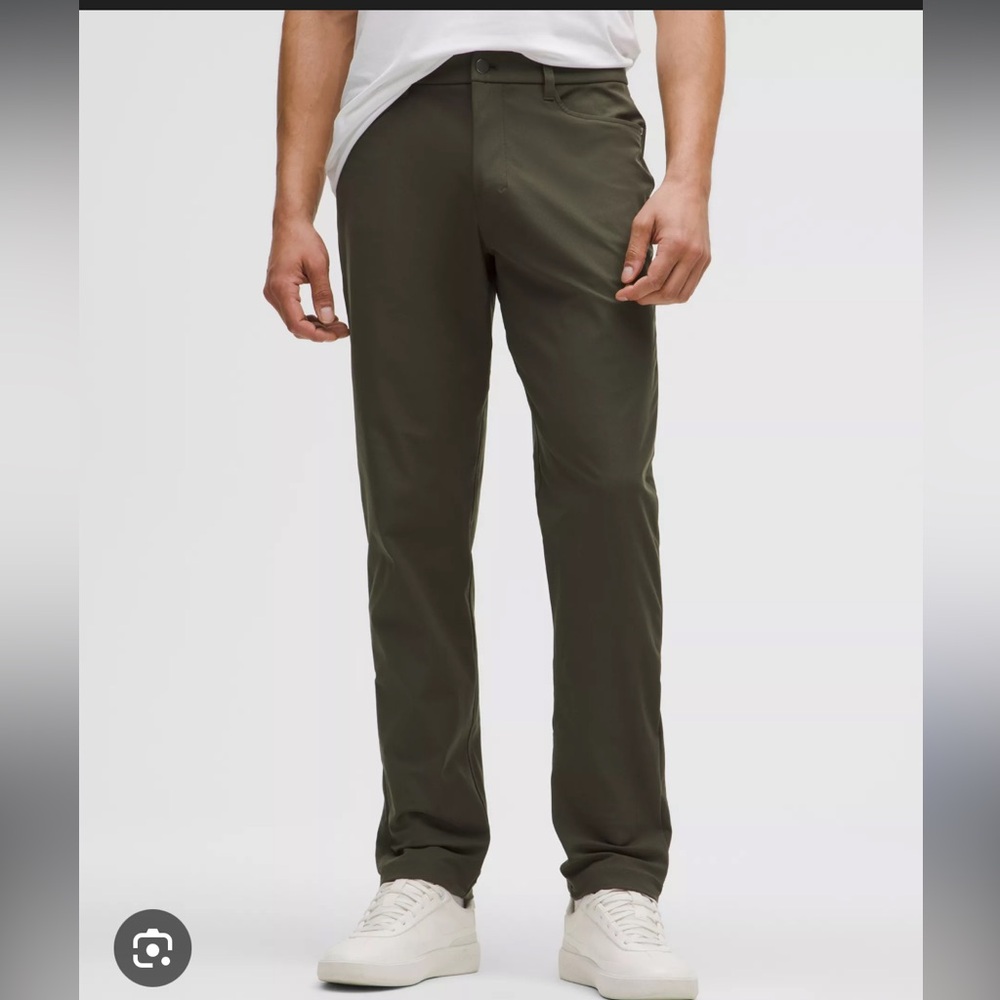 Lululemon ABC Classic-Fit 5 Pocket Pant - Olive Green Waist 30; Inseam 30”